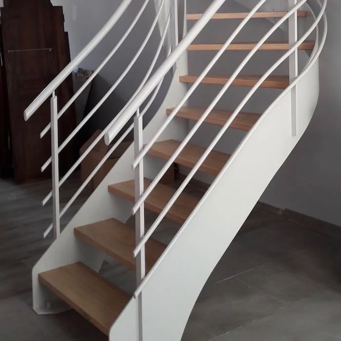 Escaliers mixtes bois - métal